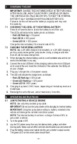 Preview for 6 page of Schumacher Electric SL1391U Owner'S Manual