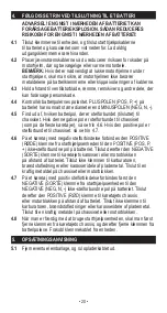 Preview for 20 page of Schumacher Electric SL1391U Owner'S Manual