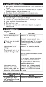 Preview for 7 page of Schumacher Electric SL1396 Owner'S Manual