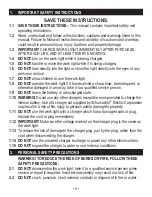 Preview for 3 page of Schumacher Electric SL26 Series Owner'S Manual