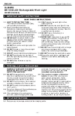 Предварительный просмотр 2 страницы Schumacher Electric SL886RU Owner'S Manual