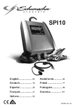 Schumacher Electric SPI10 Owner'S Manual preview