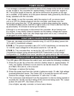 Preview for 8 page of Schumacher Electric XI41B Owner'S Manual