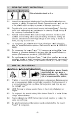 Preview for 6 page of Schumacher 00-99-000990-0809 Owner'S Manual