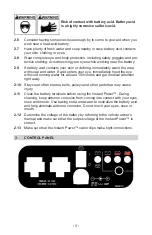 Preview for 7 page of Schumacher 00-99-000990-0809 Owner'S Manual