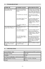 Preview for 13 page of Schumacher 00-99-000990-0809 Owner'S Manual