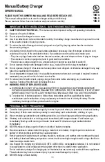 Предварительный просмотр 5 страницы Schumacher 105-4 Owner'S Manual