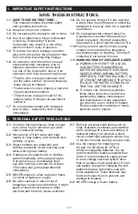 Preview for 2 page of Schumacher BATTERY EXTENDER BE01250 Owner'S Manual