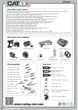 Preview for 2 page of Schumacher CAT L1 R PURE BEAST Instruction Manual