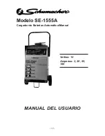 Preview for 19 page of Schumacher Elite SE-1555A Owner'S Manual