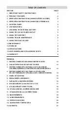 Preview for 2 page of Schumacher INSTANT POWER IP-180KE Owner'S Manual