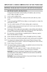 Preview for 3 page of Schumacher INSTANT POWER IP-180KE Owner'S Manual