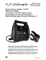 Schumacher INSTANT POWER IP-95C Owner'S Manual preview