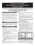 Preview for 5 page of Schumacher Instant Power IPD-1000 Owner'S Manual