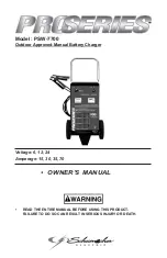 Schumacher Proseries PSW-7700 Owner'S Manual preview