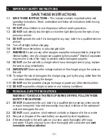 Preview for 3 page of Schumacher RED FUEL SL159 Owner'S Manual