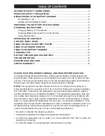 Preview for 2 page of Schumacher SCF-6000A SpeedCharge Owner'S Manual