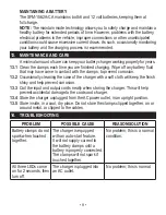 Preview for 9 page of Schumacher SFM-1562A-CA Owner'S Manual