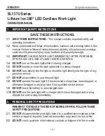 Preview for 3 page of Schumacher SL 137-GU Owner'S Manual