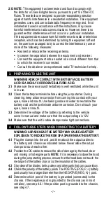 Preview for 7 page of Schumacher SL015 Owner'S Manual