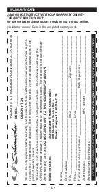 Preview for 33 page of Schumacher SL1312 Owner'S Manual