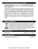 Preview for 7 page of Schumacher SL26-RU Manual