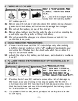 Предварительный просмотр 6 страницы Schumacher Speed Charge XM1-5 Owner'S Manual