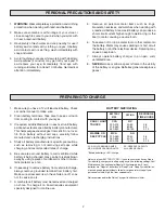 Preview for 2 page of Schumacher SS-51A-PE Owner'S Manual