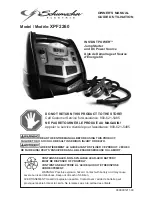 Schumacher XPF2260 INSTANT POWER Owner'S Manual предпросмотр