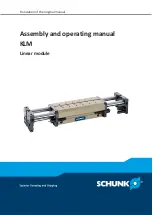 Preview for 1 page of SCHUNK 0 314416 Assembly And Operating Manual