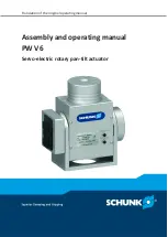 Preview for 1 page of SCHUNK 0307330 Assembly And Operating Manual