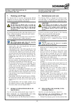 Preview for 20 page of SCHUNK 0435220 Assembly And Operating Manual