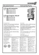 SCHUNK 307135 Assembly And Operating Manual preview