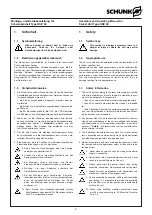 Preview for 3 page of SCHUNK 352 820 Assembly And Operating Manual