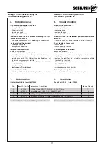 Preview for 11 page of SCHUNK 352 820 Assembly And Operating Manual