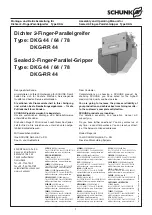 Preview for 1 page of SCHUNK DKG 44 Assembly And Operating Manual