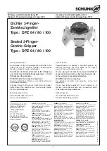 Preview for 1 page of SCHUNK DPZ 100 Assembly And Operating Manual