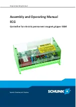 Preview for 1 page of SCHUNK ECG Series Assembly And Operating Manual