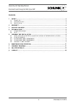 Preview for 2 page of SCHUNK EDF 20 Assembly And Operating Manual