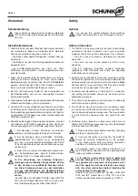 Preview for 2 page of SCHUNK ELKE 24 Operating Manual