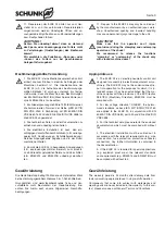 Preview for 3 page of SCHUNK ELKE 24 Operating Manual