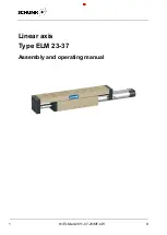 Предварительный просмотр 1 страницы SCHUNK ELM 23-37 Assembly And Operating Manual