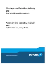 SCHUNK ERD 04 Assembly And Operating Manual preview