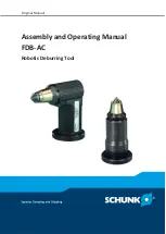 Preview for 1 page of SCHUNK FDB-AC 90 Assembly And Operating Manual