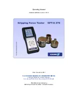 Preview for 1 page of SCHUNK GFT-X 270 Operating Manual