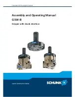 SCHUNK GSW-B Assembly And Operating Manual preview