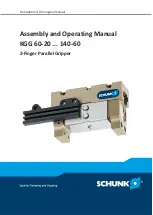 Предварительный просмотр 1 страницы SCHUNK KGG 100-40 Assembly And Operating Manual