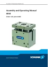 SCHUNK KHM 40 Assembly And Operating Manual предпросмотр