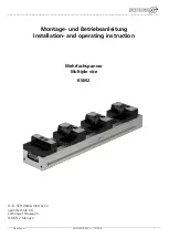 SCHUNK KSM2 40 Installation And Operating Instructions Manual предпросмотр