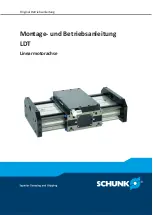 Предварительный просмотр 5 страницы SCHUNK LDT Series Assembly And Operating Manual